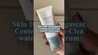 Sunscreen that feels like moisturizer @SKINKorea Madagascar Centella HyaluCica water fit Sun cream.