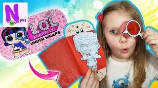 Бумажный сюрприз ЛОЛ ДЕКОДЕР 4 серия! LOL Surprise Under Wraps. Самодельный ЛОЛ Ай Спай. Nyuta Play
