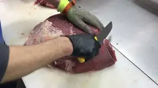 Зачистка телячьего шницеля