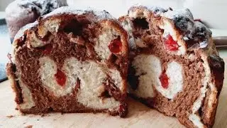 The dough for Easter cakes is like fluff. Two-color Easter cake 