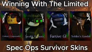 Winning With The Limited Time Spec Ops GamePass Survivor Skins | Roblox FORSAKEN