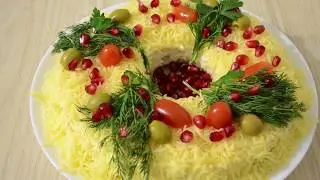 Обалденно вкусный Мясной салат "МУЖСКИЕ ГРЕЗЫ/КАПРИЗ" .