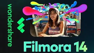 Wondershare Filmora 14 - How to Install & Mini Tutorial Video Editing / Windows 10
