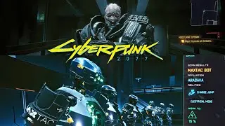 Adam Smasher VS MAXTAC Bot | Cyberpunk 2077 Phantom Liberty