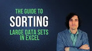 How to sort Large Data sets in excel: a beginners tutorial guide