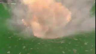 GREEN SCREEN FOOTAGE SPACESHIP ATTACK CITY