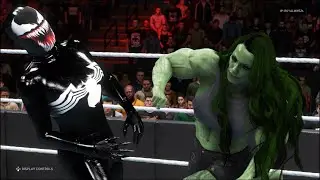 FULL MATCH - She-Hulk vs. She-Venom - WWE 2K20 - Royal Girl Fights 💚