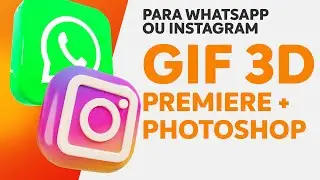 GIF 3D PROFISSIONAL feito com Spark + Premiere  + Photoshop | GIF 3D para Whatsapp ou Instagram