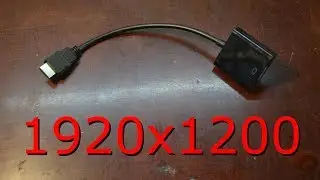 Dexp HDMI to VGA на разрешении 1920x1200