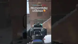 Girl gamer who plays multiplayer= 😍#shorts #shortvideo #girlgamer #codmultiplayer #cod