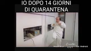 Io alla fine della quarantena dal coronavirus