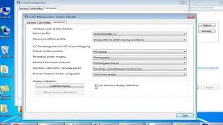 ✅ How to load and set a monitor color profile as a default profile