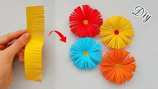 Anyone Can Make These! 2 Easy Paper Flowers 🌸✨ | Simple DIY Craft