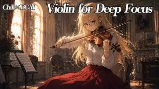 【Study】Violin lo-fi for deep work 🎻✨ strings to sharpen your focus & get things done【作業用BGM】