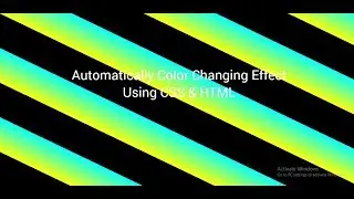 Create Background Color Changing  using HTML & CSS | CSS Tutorial By BK Tutorial