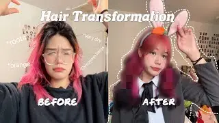 Hair transformation!! New year new hair! #hair #hairtransformation #haircolor  / RF LEAH