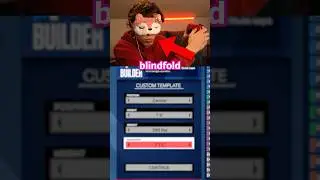 I Made A Build While Blindfolded