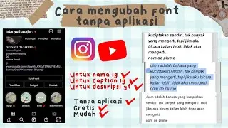 Cara Mengubah Font Tanpa Aplikasi Mudah dan Gratiss!!