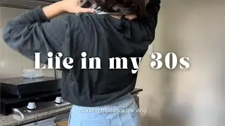 Relaxing birthday vlog 🤍 2024 IKEA haul 🛒 real life of a freelancer WFH 😪