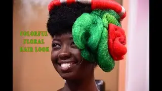 COLORFUL FLORAL HAIR LOOK | AVANT GARDE BY JEFF | BEAUTY BOOTH