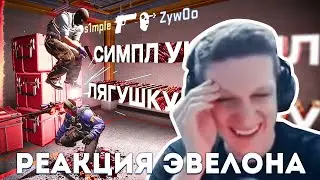 РЕАКЦИЯ ЭВЕЛОНА НА: СИМПЛ РОФЛИТ НАД ZYWOO! Бедный лягушонок ((