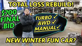 Rebuilding a TOTALED Salvage Auction Car On A Budget! 