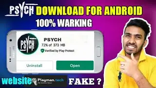 HOW TO DOWNLOAD PSYCH GAME ON ANDROID | PLAYMAN.TECH | FAKE WEBSITE ?