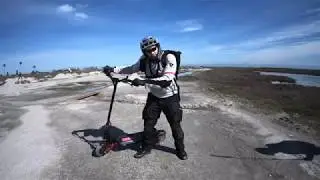 Off roading with the FalconPEV Zero 10X electric scooter w bonus crash 💥