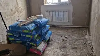 Провели отопление/Началась чистовая отделка стен/Заливаем стяжку. #строительстводома #новыйдом