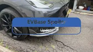 Tesla Model Y EVBASE Front Lip Spoiler ABS Sport Body Kit - 2 week update