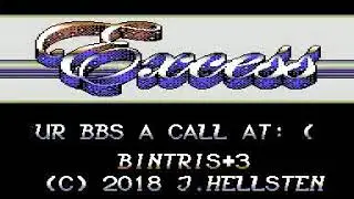Excess - BinTris +3 - C64 Cracktro