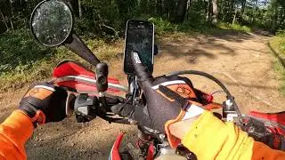 CRF 300l working on a 1 day discovery loop in north central PA