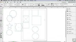tutorial adobe indesign Drawing Objects
