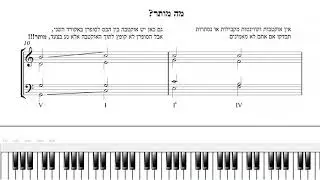 הרמוניה - סרטון מספר 14 - חיבור אקורדים 2 - מה מותר?