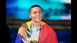The gold of hope! David Popovici, world champion swimmer, melts gold medal for children with cancer