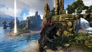 ARK: Survival Evolved Mire Godzilla Mod Showcase
