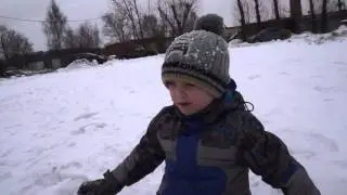 Крепость из снега