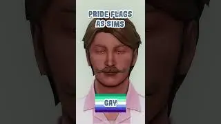 pride flags as sims - gay 🌈 | the sims 4 | 