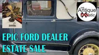 Epic Estate Auction of The Previous Owner of The Local Ford Dealer!!!  Check out what we found!!!