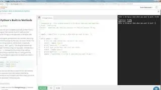 COP1000 Using Python's Built in Methods in Python