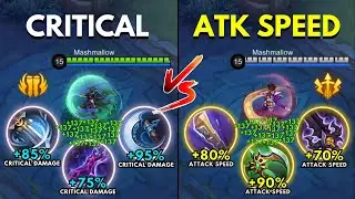 Hanabi Full Critical Build vs Hanabi Full Attack Speed Build