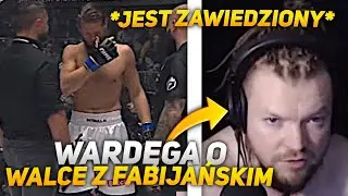 WARDĘGA O WALCE Z FABIJAŃSKIM NA FAME MMA *analiza walki*
