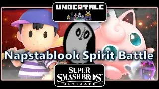 SSBU Napstablook Spirit Battle | Ness Vs Jigglypuff | Undertale Series