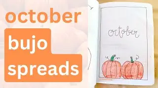 PLAN WITH ME: classic pumpkin theme for october
