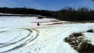400ex CR500 quad in snow