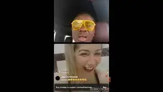 Another Instagram LIVE Blackson Angel In Training Argentinian Freaky Gal teaches me Espanol
