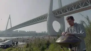 No three hours handpan meditation, but short mobile phone-scetch from da Chongqing China