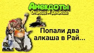 Анекдоты смешные до слёз! Попали два алкаша в Рай...