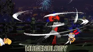 Homer Simpson & Blossom vs Superman & Batman - 2v2 Versus Mode - MUGEN Multiverse
