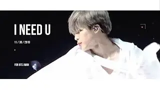 191130 I NEED U SOLO DANCE BTS JIMIN FOCUS @MMA｜방탄소년단 지민 멜론뮤직어워드 I NEED U 독무 직캠 (4K)